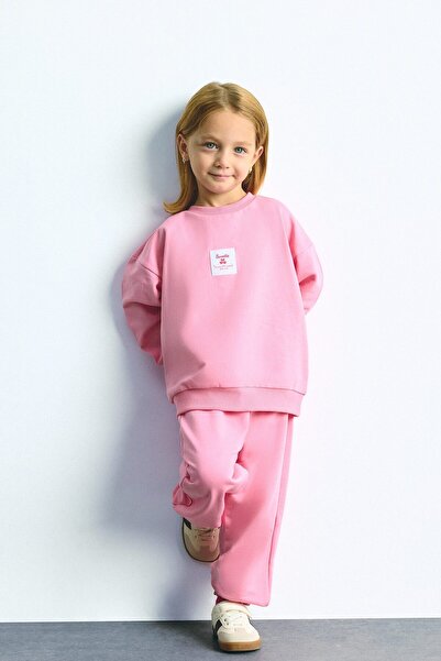 DeFacto 100% Cotton Long Sleeve Top and Elastic Leg Bottom 2-Piece Set for Ba...