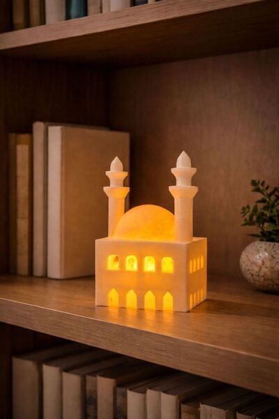 Printorium Dekoratif Cami Biblo – Ramazan Özel Dini Konsept Masaüstü Süs - Te...