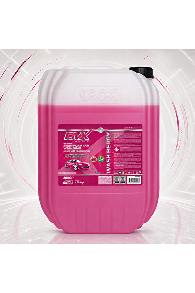 Divortex DVX by Wash Berry Ph Nötr Fırçasız Oto Yıkama Şampuanı 20 Lt