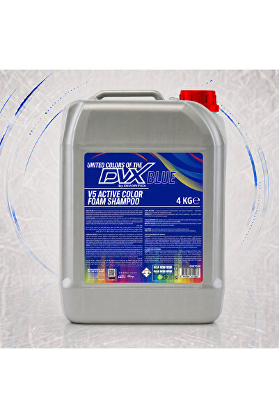 Divortex DVX by V5 Aktif Renkli Köpük Şampuan Mavi 4 kg
