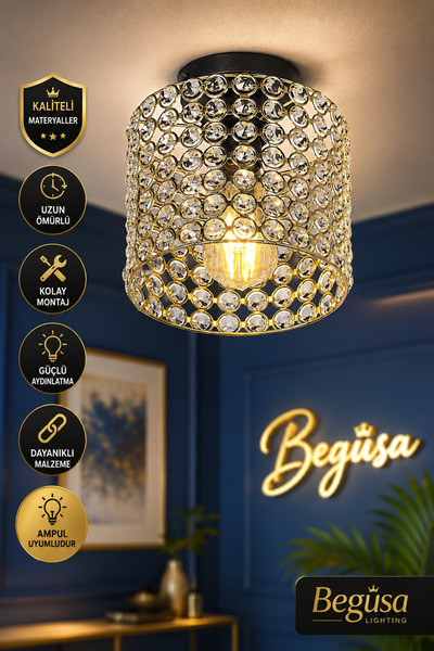 Begüsa Deha Tekli Gold Tavan Montaj Büyük