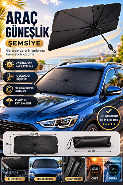 House Bird Araç Ön Cam Güneşlik Şemsiye Katlanabilir Oto Güneş Koruyucu Isı Y...