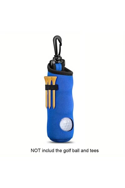 Choice Blue 1pc Golf Tee Holder, Golf Ball Carry Bag Pouch Golf Ball Holder K...