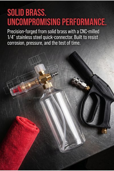 Demine Fan Nozzle High Pressure Foam Sprayer - Narrow Mouth Bottle (New Listing)