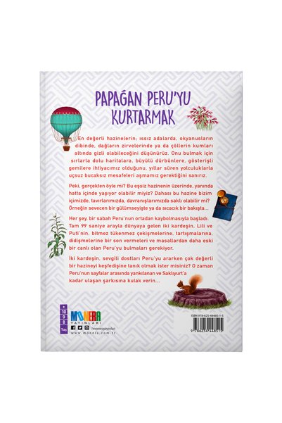 Monera Yayınları Papağan Peru'yu Kurtarmak Terapötik Hikayeler Serisi Sinem Kaya Özçelik 8 Years Old