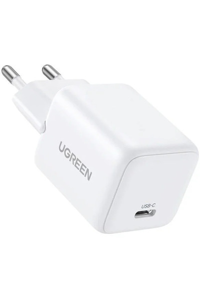 Ugreen Încărcător de rețea 20W QC4 5V/3A, USB-C, Încărcare rapidă GaN, Alb