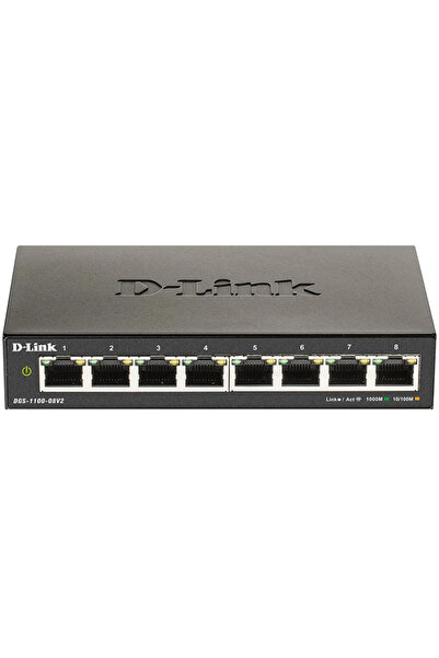 D-Link Διακόπτης DGS-1100-08V2, 8 θύρες Gigabit