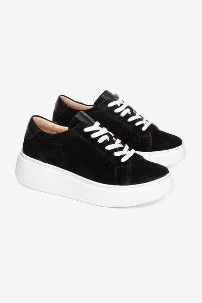 Cefi Shoes Nice Women's Sneaker Leather Suede Inside Leather Comfort Soft Sole