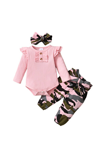 Choice 80(3-6M) YC2009846-1-Pink 0-18 Months Newborn Baby Girl Clothes Set In...