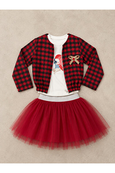 Yuvam Baby Triple Set with Rabbit Skirt