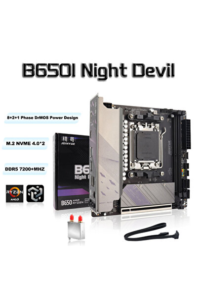 Choice Motherboards JGINYUE B650 ITX Motherboard DDR5 Mini AM5 Ryzen Motherbo...
