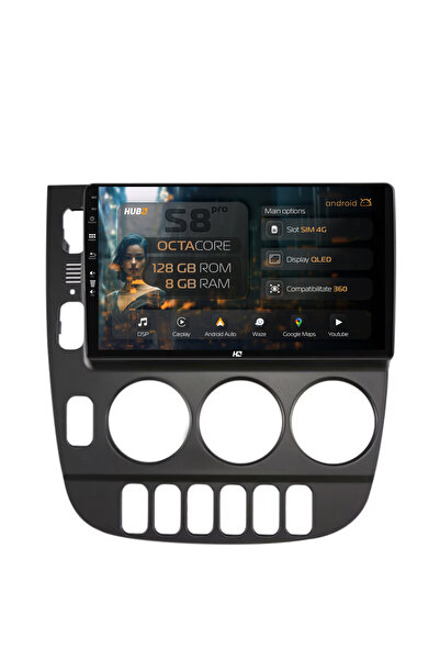 HUB64 Navigație Android Mercedes Benz ML W163 (1998-2005), 9 inch, 8GB RAM, C...