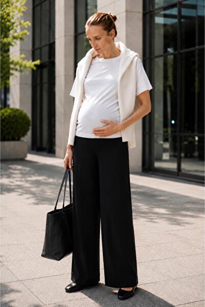 Motherway Pantaloni largi de maternitate