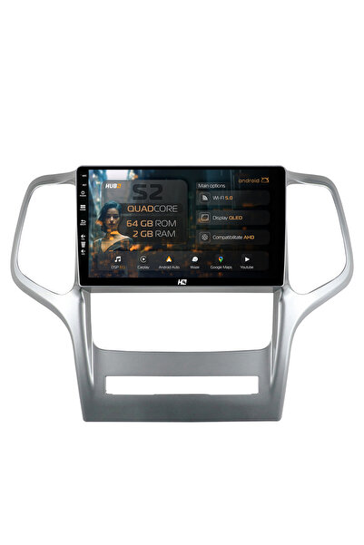 HUB64 Navigație Android Jeep Grand Cherokee (2010-2013), 9 inch, 2GB RAM, Car...