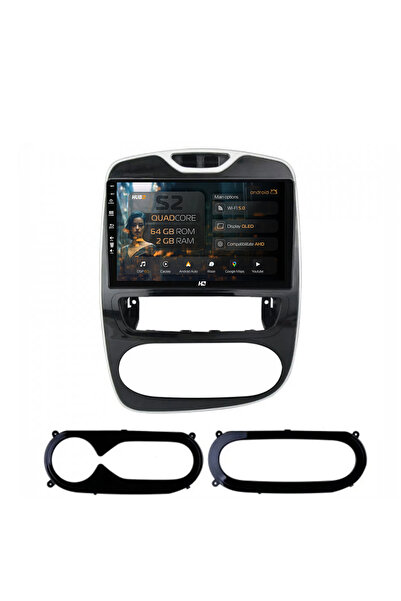 HUB64 Navigație Android Renault Clio IV (2016-2019), 9 inch, 2GB RAM, CarPlay...