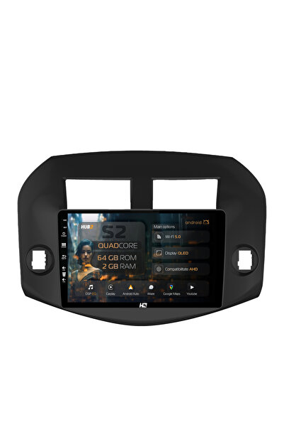 HUB64 Navigație Android Toyota RAV4 (2005-2013), 10.1 inch, 2GB RAM, CarPlay ...