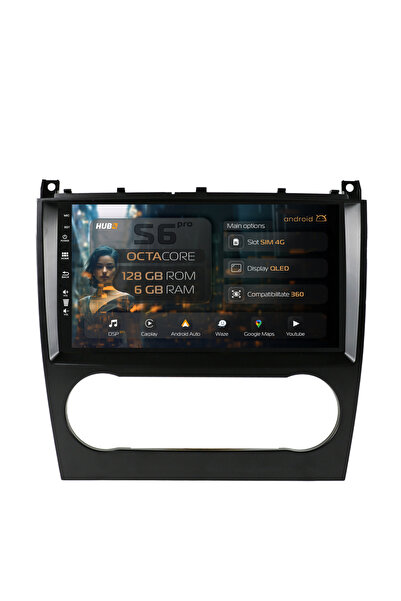 HUB64 Navigație Android Mercedes Benz G-Class W463 (2009-2012), 9 inch, 6GB R...