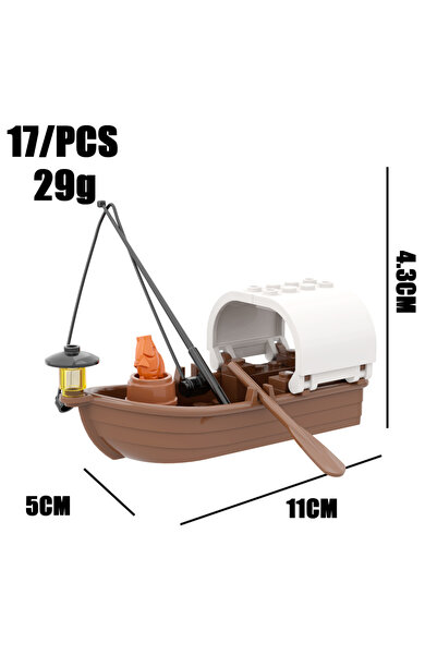 Choice1 No original box City Creativity Medieval Sailboats Drifting Raft Pira...