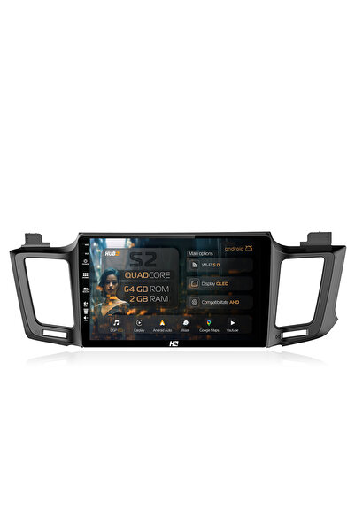 HUB64 Navigație Android Toyota RAV4 (2013-2018), 10.1 inch, 2GB RAM, CarPlay ...