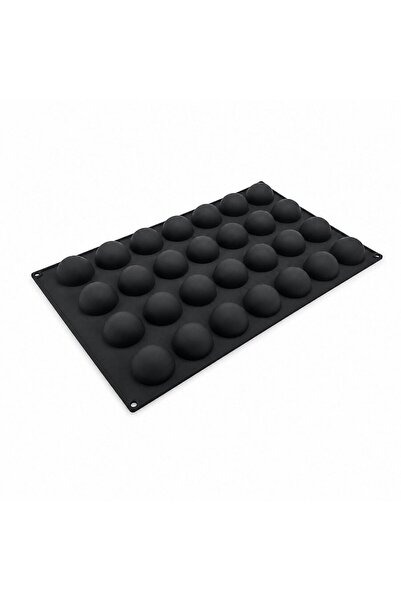dinckitchen Yarım Küre Silikon Pasta ve Tatlı Kalıbı 28’li 40x60 cm SQ003