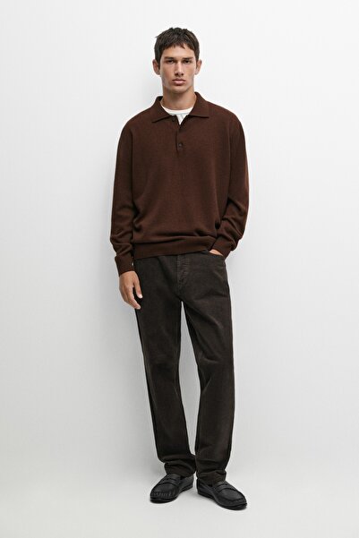 Massimo Dutti Tapered fit fitilli kadife pantolon