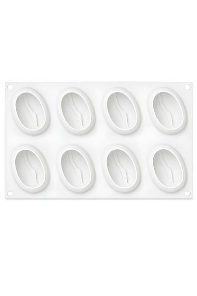 dinckitchen 3D Kahve Çekirdeği Silikon Pasta ve Tatlı Kalıbı Caffè 110 58x78x...