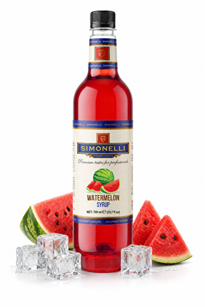 Simonelli Karpuz Aromalı Kokteyl ve Kahve Şurubu 700 ml - İçecek, Mocktail ve...