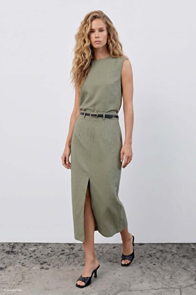 Sateen Sasha Suit - Khaki