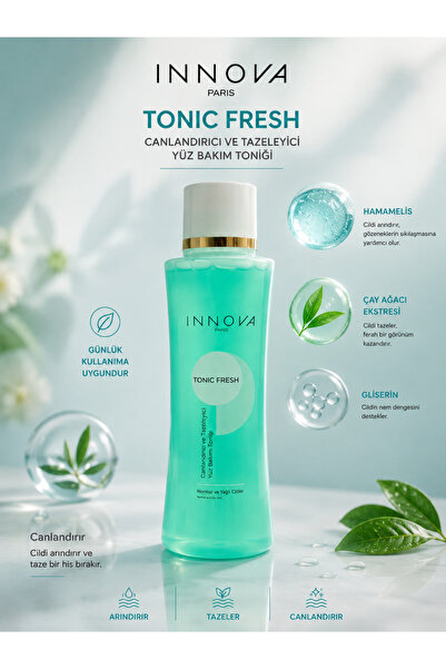 Innova Tonic Fresh Canlandırıcı ve Tazeleyici Yüz Bakım Toniği 200 ml