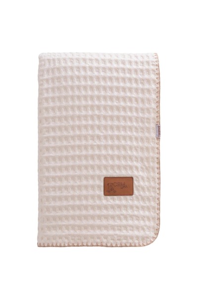 Caramell Pique Welsoft Double-Sided Baby Blanket That You Can Wrap Your Baby ...