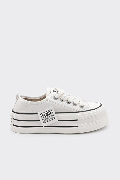 derinet Bağcıklı Kadın Sneaker