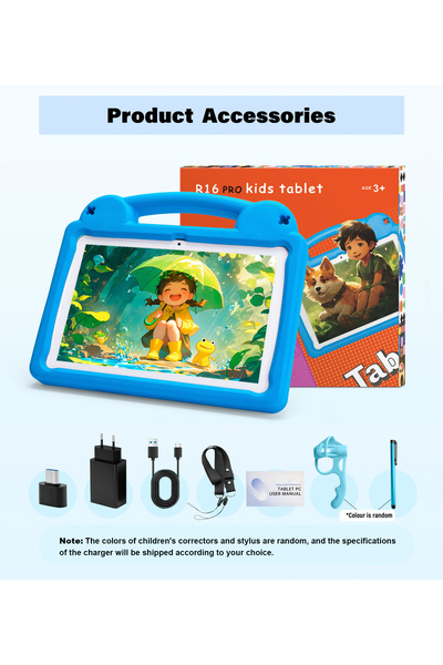 Choice8 US Blue pro 2025 Upgraded Kids Tablet, 10.1" Android 15 Kids Tablet w...