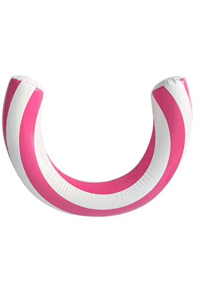 Choice rosered 1pc New Striped U-Shaped PVC Inflatable Swimming Ring，Arch Sha...