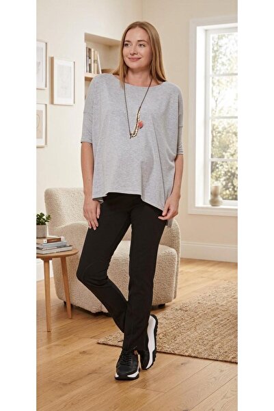 Motherway Maternity Adjustable Waist Black Sports Pants