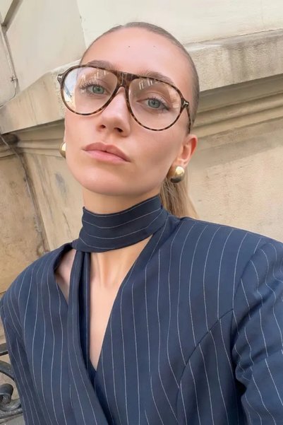 Chunky Frame Celly Unisex Leopard Frame Blue Block Blue Light Protection Screen Glasses