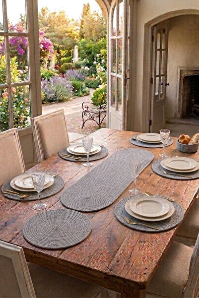 Livset Home 8 Piece Luxury American Serving Set 6 Plates 1 Bread Basket 1 Run...