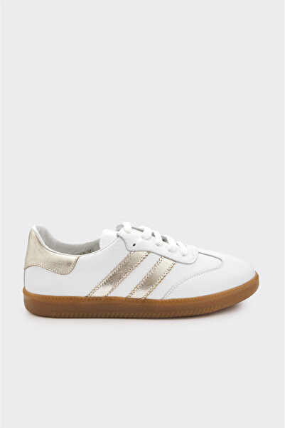 derinet Comfort Taban Hakiki Deri Kadın Sneaker