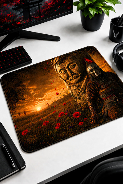 Walter White Baskılı Gaming Mouse Pad Dijital Tasarımlı Oyuncu Mouse Pad, Kaymaz Taban,Dikişli Shogun 50x40 Cm