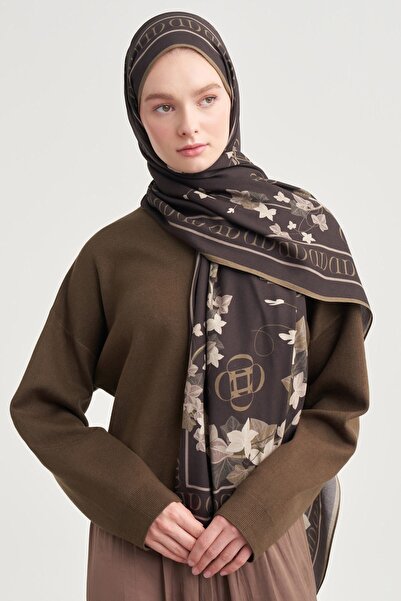 carell Luena Desen Norena Wool Shawl Brown