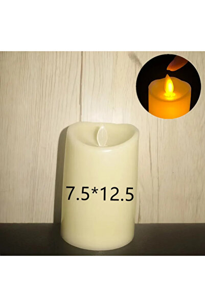 Choice 7.5cm-12.5cm LED Flameless Flickering Candles Lamp Home Decoration Bat...