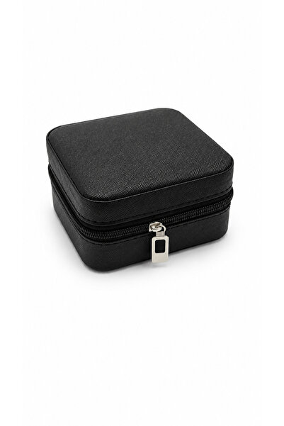 GLARE JEWELRY CO Double Compartment Travel Type Jewelry Box Organizer Accesso...