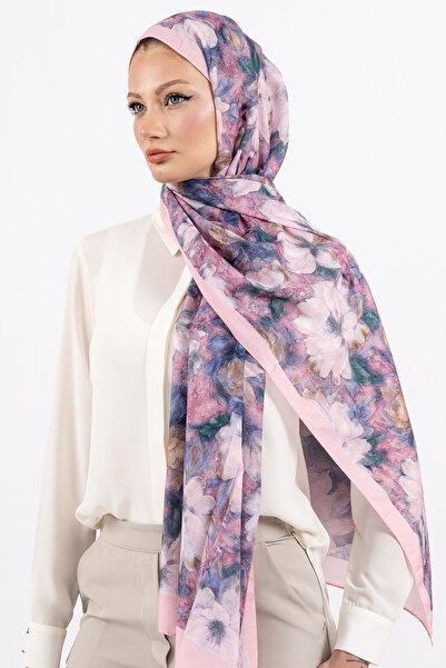 m moon scarf Flower-Patterned Cotton Shawl, Imported Fabric, High Quality & N...