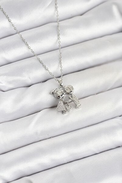 Inure Jewelry 316L Steel Chain Silver Color Boy Girl Model Women's Necklace