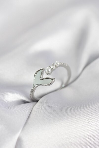 Inure Jewelry Silver Color Fish Tail Model Women's Ring