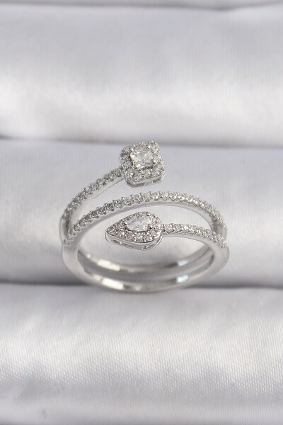 Inure Jewelry Brass Silver Color Zircon Stone Arrow Model Vip Series Women's ...