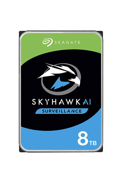 Seagate Σκληρός Δίσκος Επιτήρησης AI Skyhawk 8TB SATA 6Gb/s 256MB cache 8.9cm...