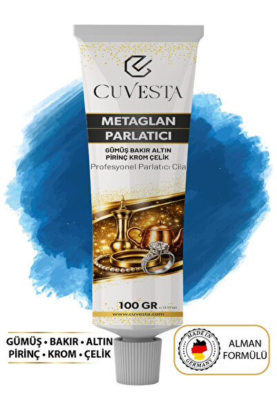 Cuvesta Metaglan Gümüş/Bakır/Altın/Krom/Çelik/Pirinç/Nikel Temizleyici ve Par...