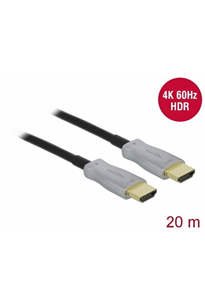 DELOCK Cablu optic activ HDMI 4K60Hz HDR T-T 20m, 85015