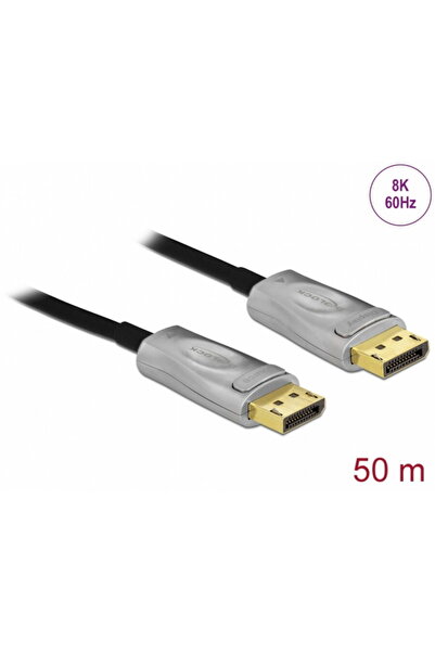 DELOCK Cablu DisplayPort optic activ v1.4 8K60Hz/4K144Hz T-T 50m, 84140