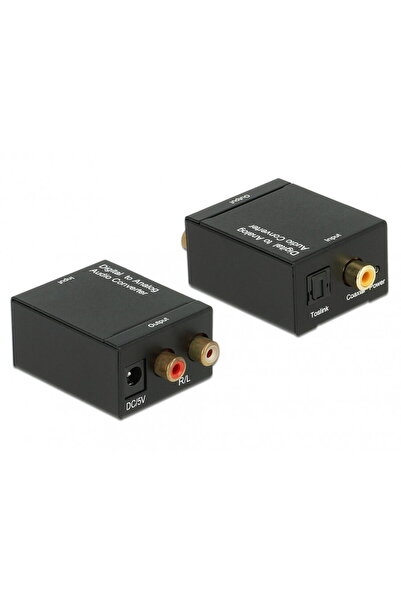 DELOCK Convertor audio S/PDIF Digital la Analog RCA, 62444